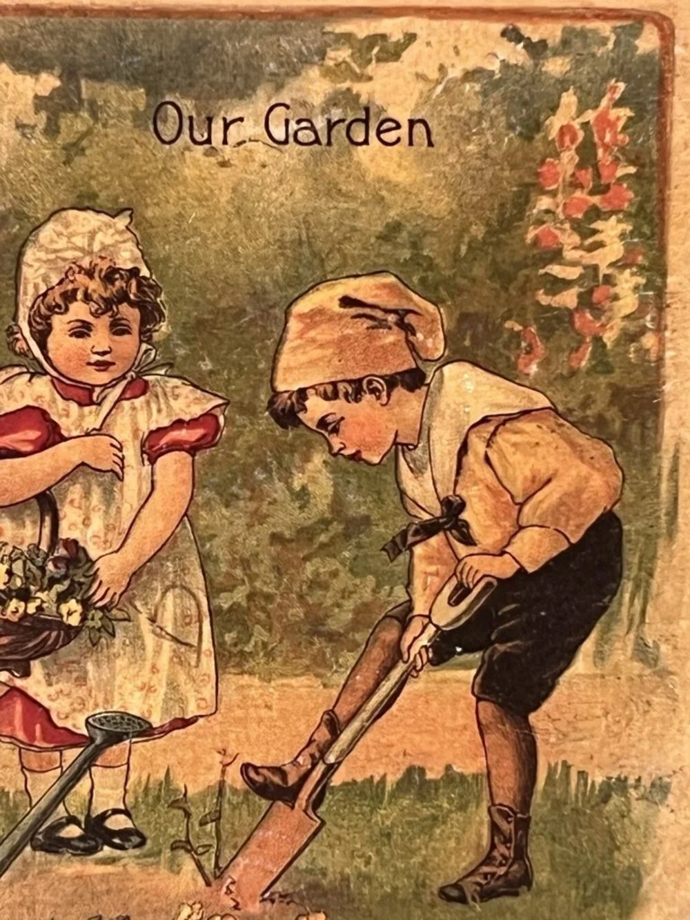 RusticEzra Mertz Flower Seeds Wooden Hanging Sign Garden Wall Decor 6” X 9.5”
